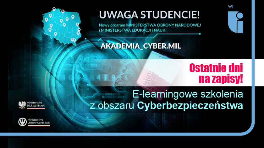 Akademia_CYBER.MIL – zaproszenie na szkolenia